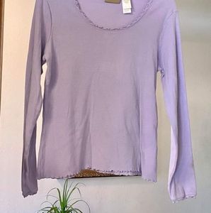 Liz claiborne lavender top